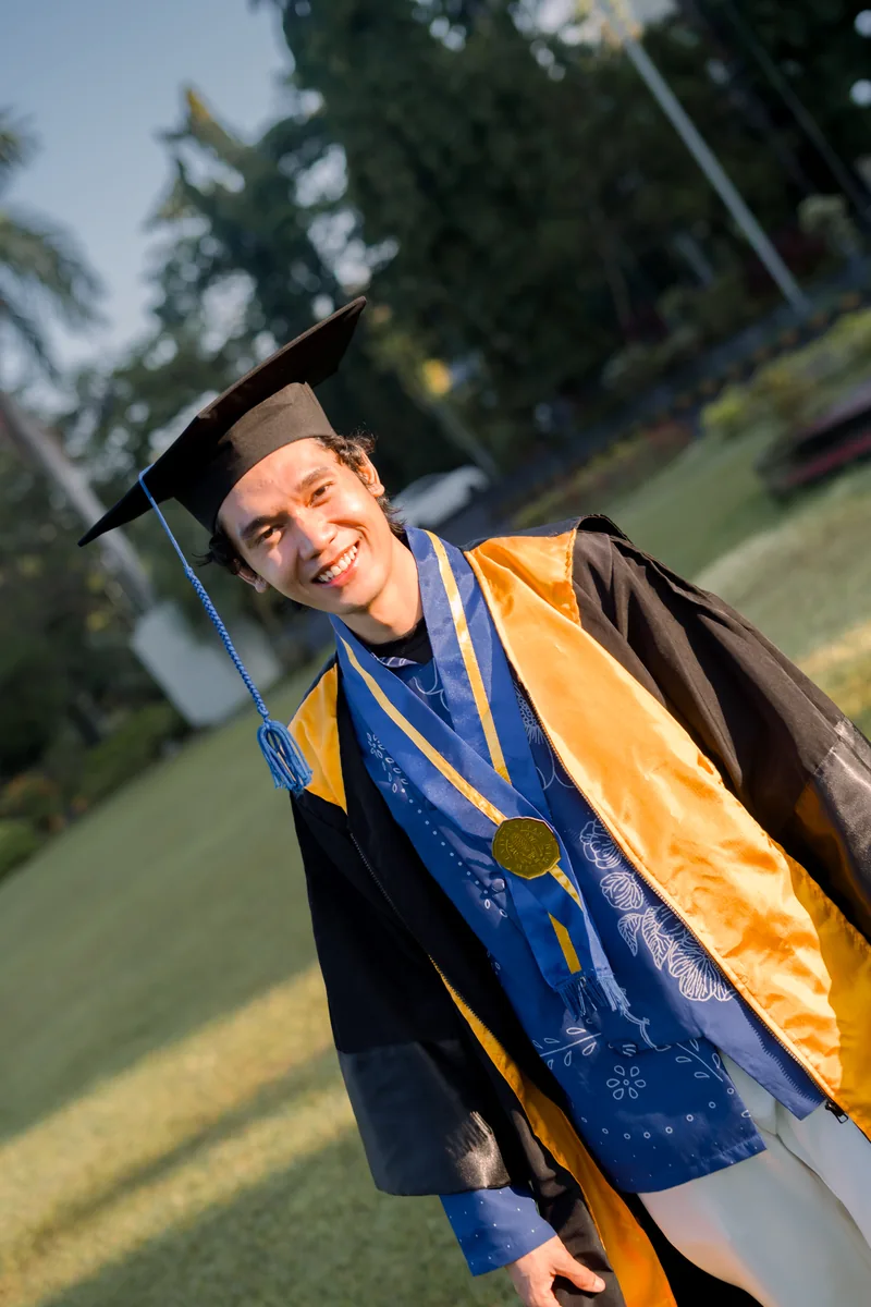 Graduation day portrait